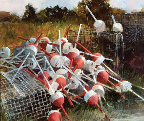 Framed Old Traps Print