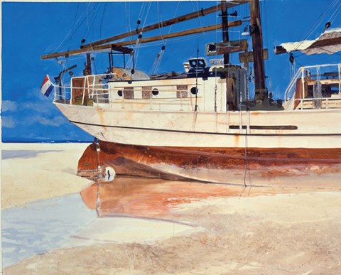 Framed St. Christopher Beached Print