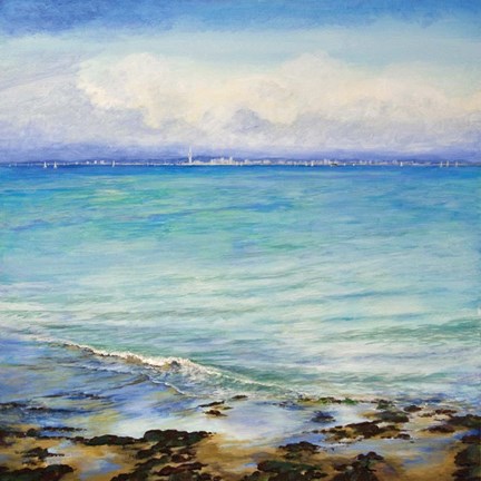 Framed Across the Water Print