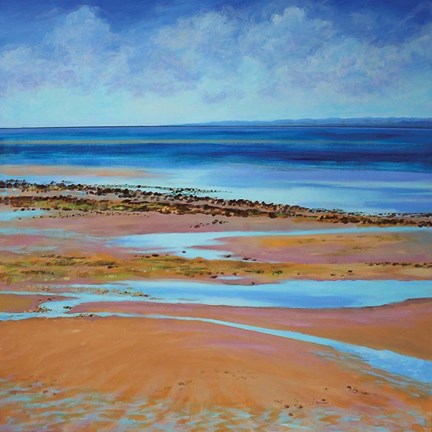 Framed Blue Infinity Print