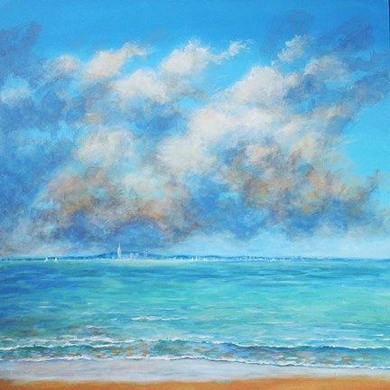 Framed Cloud Colors Print