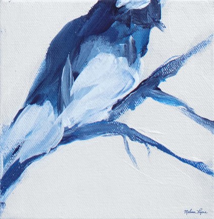 Framed Blue Bird VIII Print
