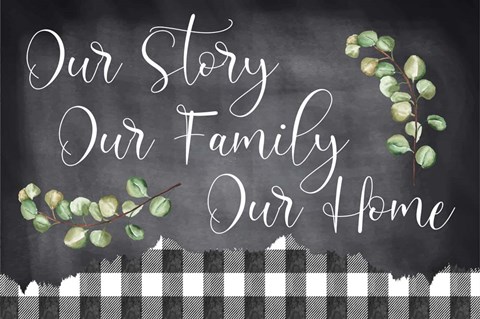 Framed Our Story Print