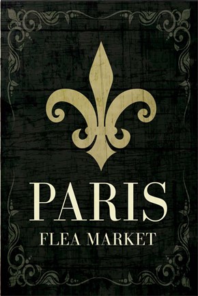 Framed Paris Flea Market Print