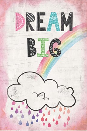 Framed Dream Big Print