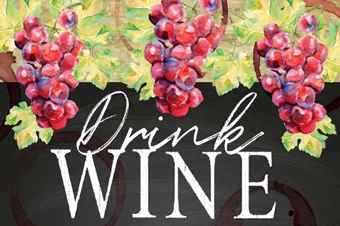 Framed Drink Wine Print