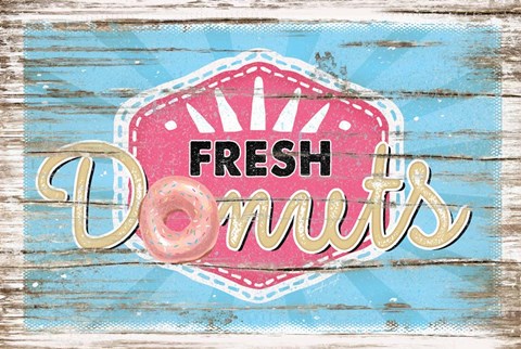 Framed Fresh Donuts II Print