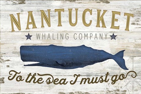 Framed Nantucket Whaling Co. Print