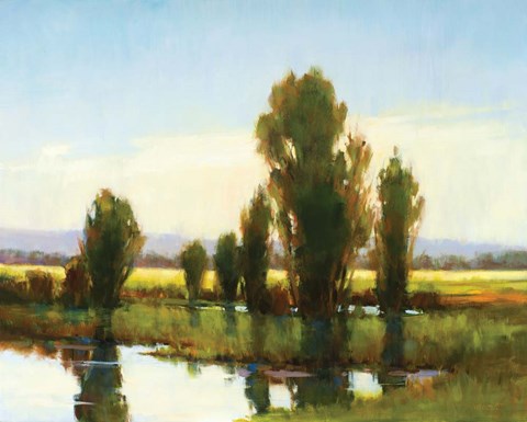 Framed Tree Marsh Print