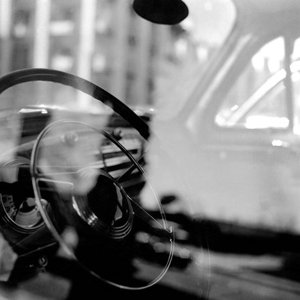 Framed Car Interior Print