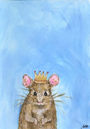 Framed King Mouse Print