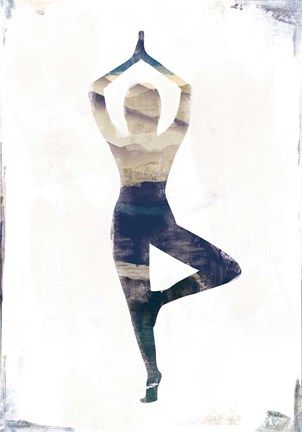 Framed Tree Pose Print