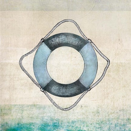 Framed Life Preserver Print