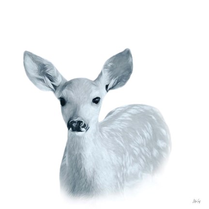 Framed Baby Deer Print