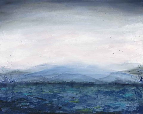 Framed Mountain Lake Print