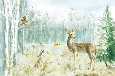 Framed Meadows Edge I Print