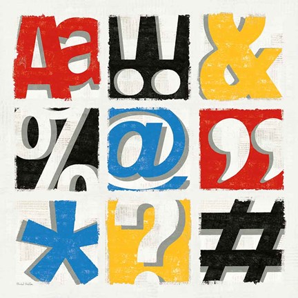 Framed Bold Statement Vintage Print