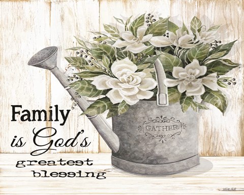 Framed Family is God&#39;s Greatest Blessing Print