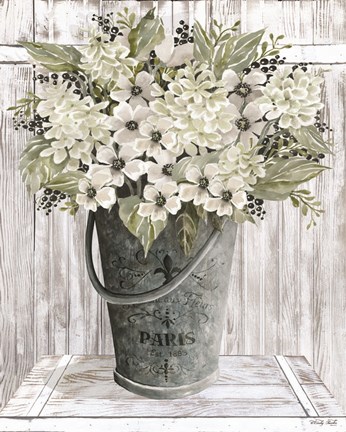 Framed Galvanized Paris Print