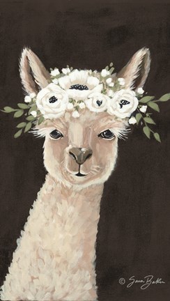 Framed Llama Print