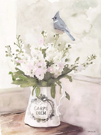 Framed Parisian Pot 3 Print