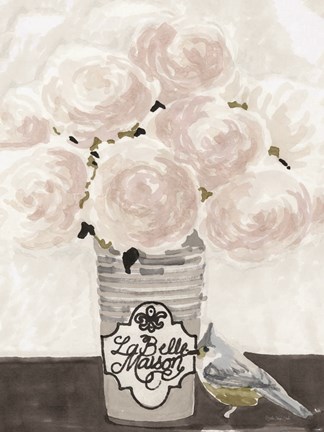 Framed Parisian Pot 1 Print