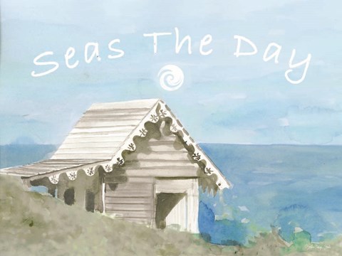 Framed Seas the Day Print