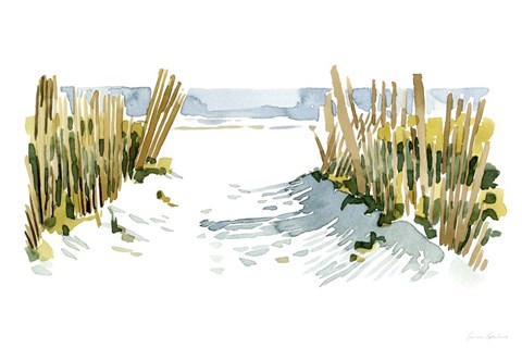 Framed Beach Impressions II Print