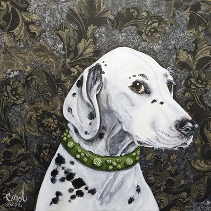 Framed Playful Pup II Print