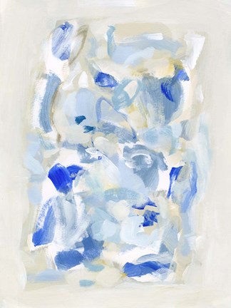 Framed Tinted Abstract I Print