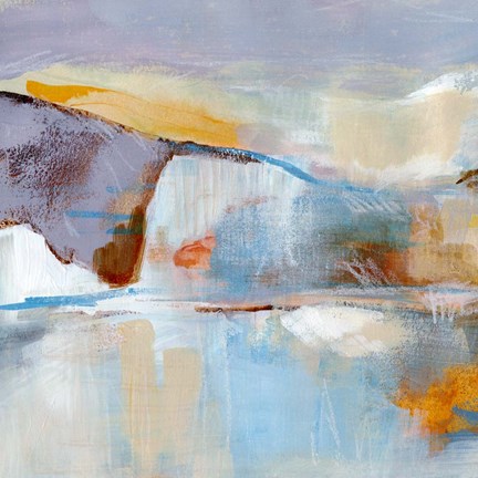 Framed Frosted Peaks II Print