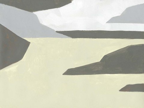 Framed Landscape Composition III Print