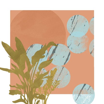 Framed Halftone Dots I Print