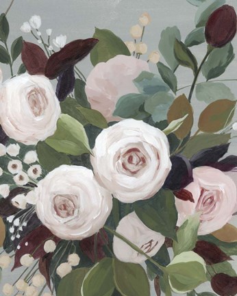 Framed Bohemian Blooms II Print