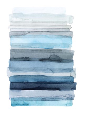 Framed Tide Drift I Print