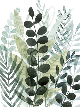 Framed Forest Forage I Print