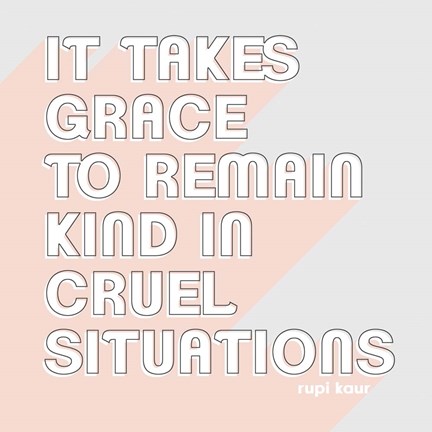 Framed Be Kind I Print