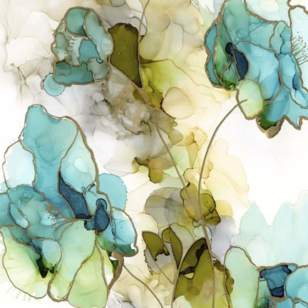 Framed Flower Facets IV Print