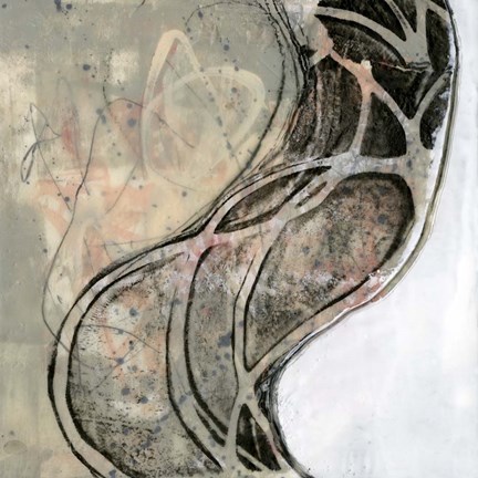 Framed Wave Flux I Print