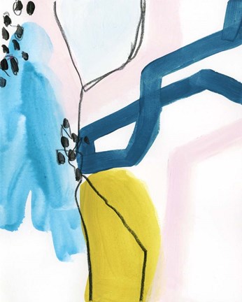 Framed Pattern Mingle II Print