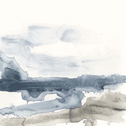 Framed Shoreline Blues IV Print