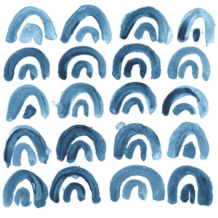 Framed Liquid Motif VII Print