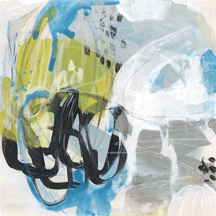 Framed Sea Circles II Print