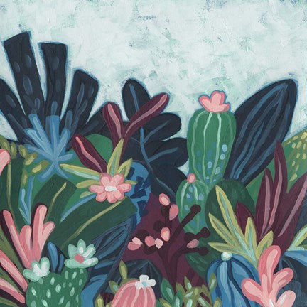 Framed Tropic Vista II Print