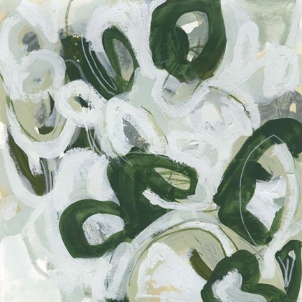 Framed Moss Reaction I Print