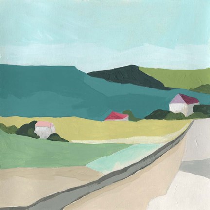 Framed Farm Vista II Print