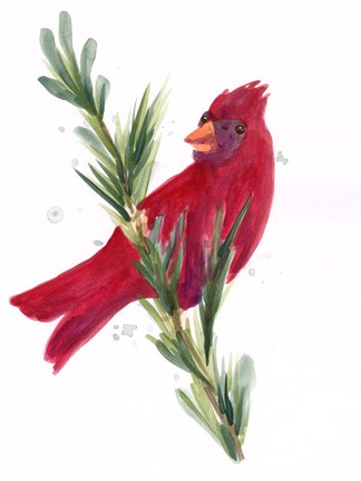 Framed Warm Winter Wishes III Print