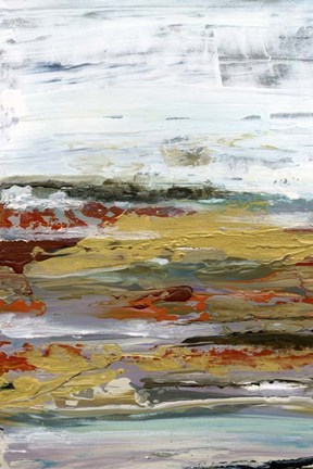 Framed Marble Coast II Print