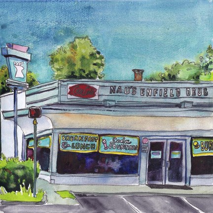 Framed Urban Study I Print