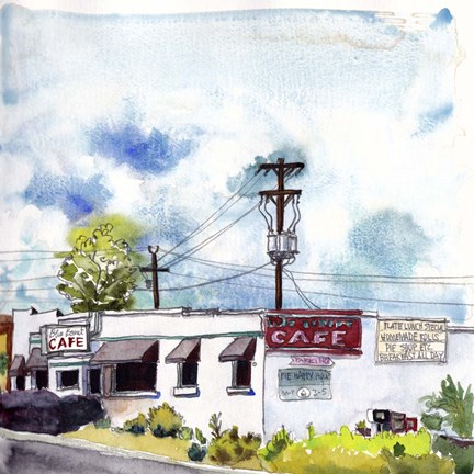 Framed Urban Study II Print